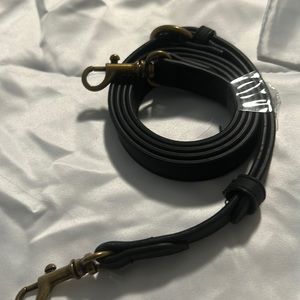 Black purse strap unused adjustable length nwot